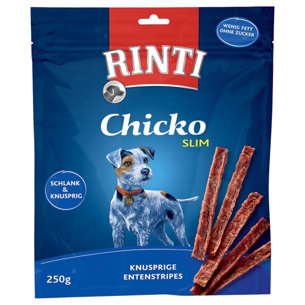 250g Chicko Slim ankka, säästöpakkaus RINTI koiralle