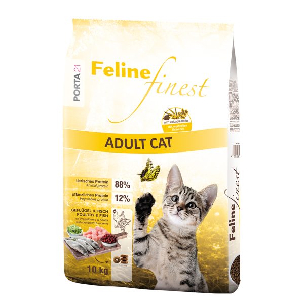 10kg Feline Finest Adult Porta 21 Kissanruoka