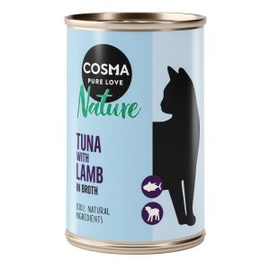 12x140g Nature tonnikala & lammas Cosma Kissanruoka