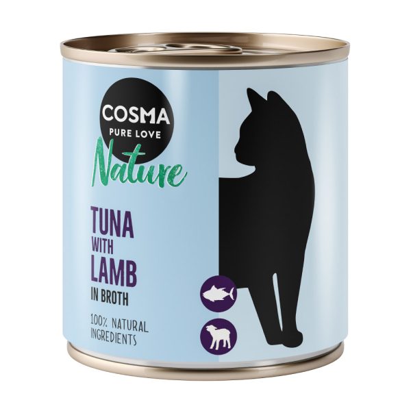 6x280g Nature tonnikala & lammas Cosma Kissanruoka