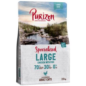 2,5kg Large Adult Chicken & Fish viljaton Purizon kissan kuivaruoka