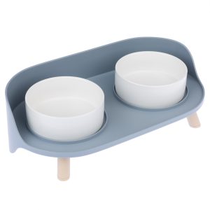 TIAKI Duo -keraaminen ruokakuppi 2x450ml Ø12,5cm