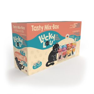 12x 125g Lucky Lou Adult Tasty-Mix kissanruoka märkä