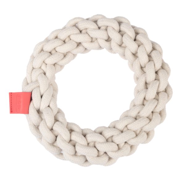 TIAKI-koiranlelu Rope Ring Ø 18 x K 4,5 cm
