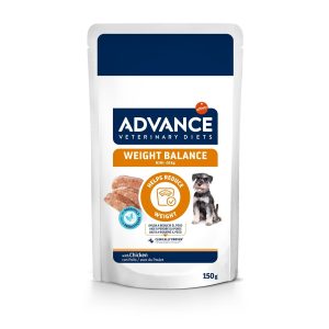 16x150g Veterinary Diets Dog Weight Balance Advance koiran märkäruoka