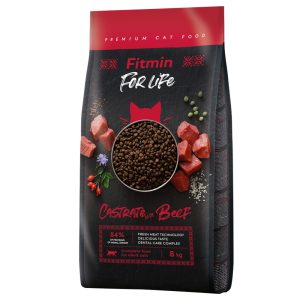 2x8kg | Fitmin Cat For Life Kastraatti, naudanliha, kastroitu kissanruoka