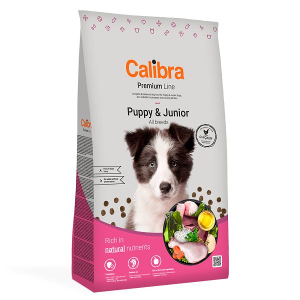 12kg Calibra Dog Premium Line Puppy & Junior Kana 12kg Calibra Dog Premium Line Puppy & Junior Kana