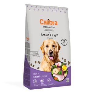 12kg Calibra Dog Premium Line Senior & Light Chicken koiranruoka kuivaruoka, kuivattu