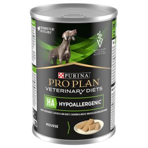 3x400g Pro Plan Veterinary Diets Canine Mousse Hypoallergenic Purina