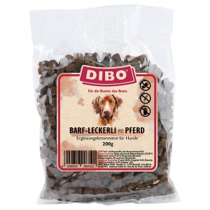 200g DIBO BARF herkkua hevosen kanssa koiran välipala
