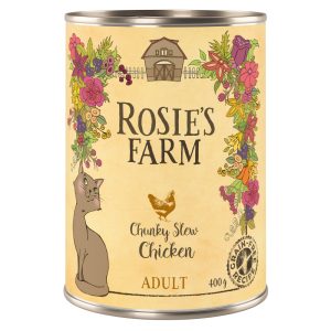 12x400g Adult kana Rosie's Farm kissan märkäruoka