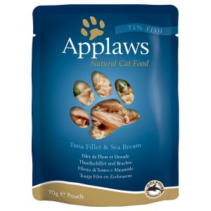 96x70g Applaws märkäruokapussi-säästöpakkaus tonnikalalajitelma