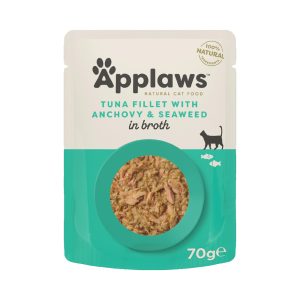 12x70g tonnikalafileet & anjovis Applaws Kissanruoka