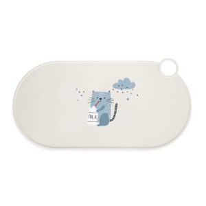 TIAKI Milky Kitty -kupinalusta silikonia 50x25cm