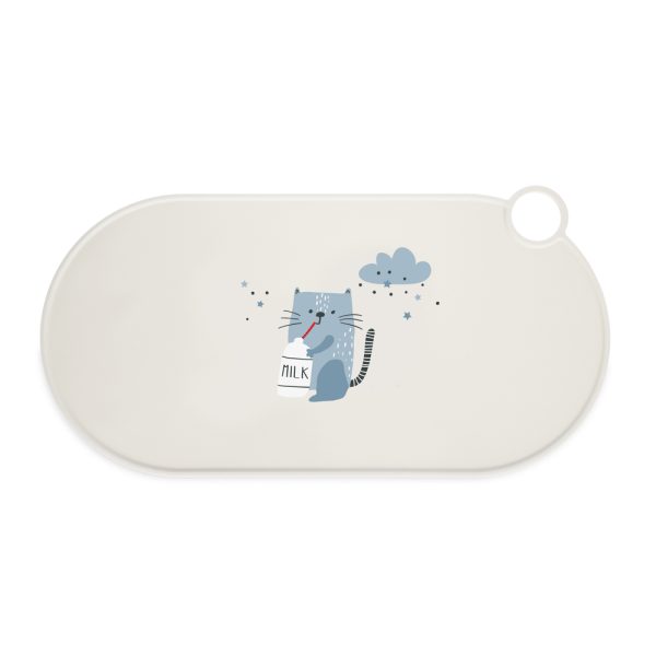 TIAKI Milky Kitty -kupinalusta silikonia 50x25cm