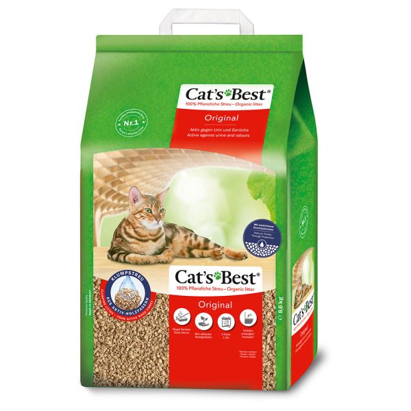 20l (noin 8,6 kg) Original Cat's Best kissanhiekka