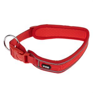 TIAKI Soft & Safe -kaulapanta punainen L 55–65cm kaulanympärys L45mm