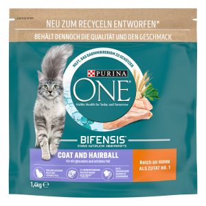 1,4kg Coat & Hairball Purina One Kissanruoka