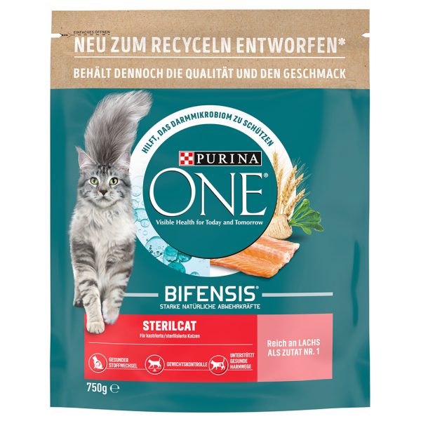 750g Sterilcat Salmon Purina One -kissanruoka