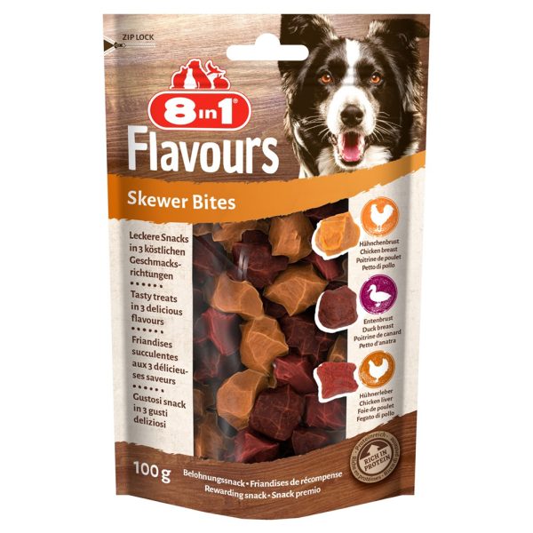 100g 8in1 Flavours Skewer Bites koiranherkku