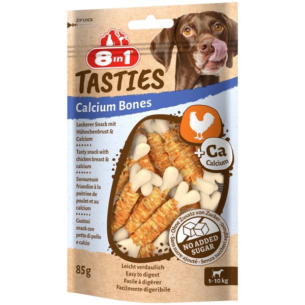 6x85g 8in1 Tasties Calcium Bones kana koiranherkut