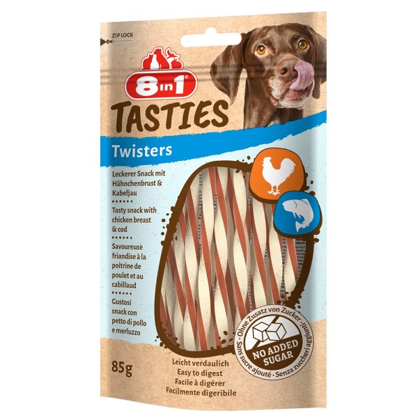 3x85g 8in1 Tasties Twisters -kanakierteet