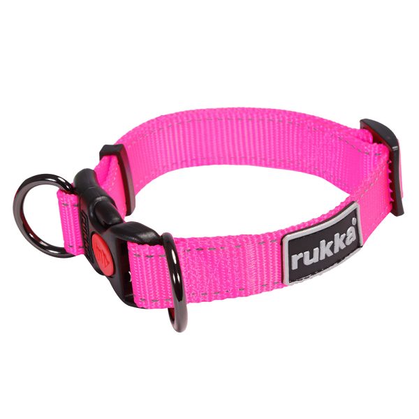 Rukka® Bliss Neon -kaulapanta vaaleanpunainen S 30–40cm L20mm