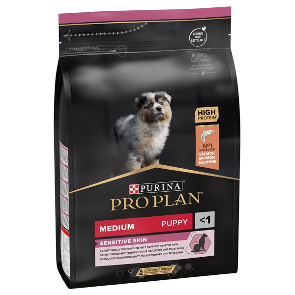 3kg Medium Puppy Sensitive Skin OPTIDERMA Pro Plan Koiranruoka