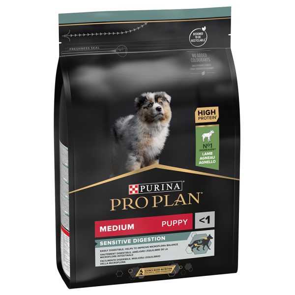 3kg Medium Puppy Lamb & Rice Sensitive Digestion PURINA Pro Plan Koiranruoka