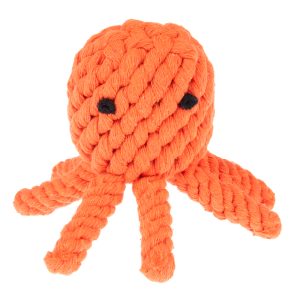 TIAKI-koiranlelu mustekala Ø12xK7cm