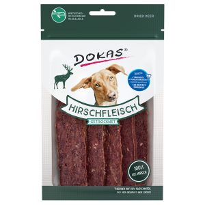 4x60g kuivattu peuranliha Dokas koiran herkku