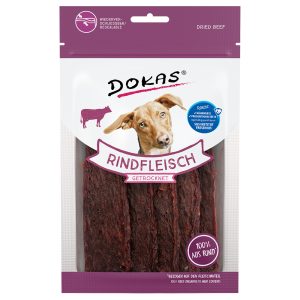 4x70g kuivattu naudanliha Dokas koiran herkku
