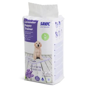 L-koko 30 kpl Savic Puppy Trainer Pads pissa-alusta koiranpennuille