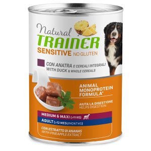 400g Ankka & Täysjyvävilja Sensitive Ei gluteenia Natural Trainer