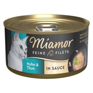 24 x 85 g Kana & tonnikala Miamor Feine Filets in Sauce kissalle