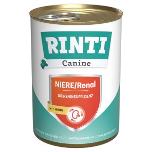 12 x 400 g RINTI Canine Kidney koiran märkäruoka