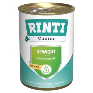 12x400g Weight Chicken RINTI Canine -koiranruoka