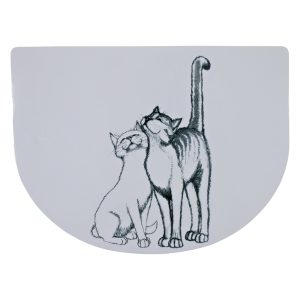 Kaksi kissaa ruoka-alusta 40 x 30 cm Trixie