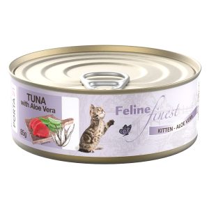 24x85g Kitten tonnikala ja aloe Porta 21 Feline Finest -kissanruoka