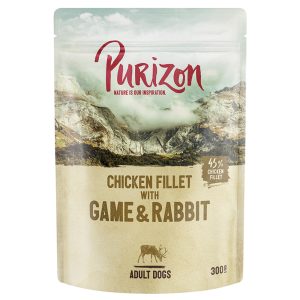 Säästöpakkaus Purizon 24 x 140g/200g/300 g erikoishintaan! - kanafilee, riista & kani 300g