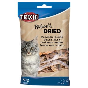 2x 50g Trixie Kuivattua kalaa kissoille kissan välipaloja kissoille