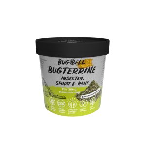 100g BugBell BugTerrine aikuisten hyönteiset, pinaatti & hamppu koiranruokaa märkä koiranruoka