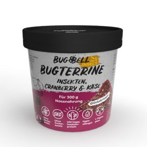 100g BugBell BugTerrine Adult punainen karpalo ja juusto koiranruoka märkä