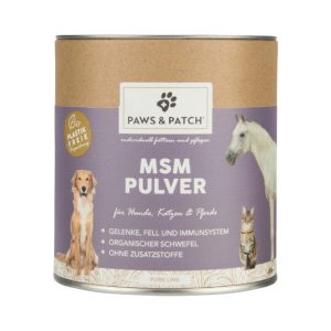 2x400g PAWS & PATCH -MSM-jauhe koirille