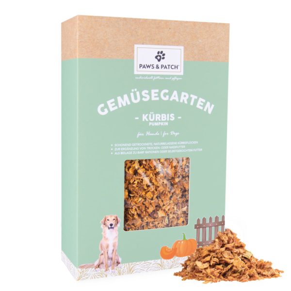 700g PAWS & PATCH -kurpitsahiutaleet koiralle