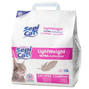 Sepicat LightWeight Ultra Antibakteerinen kissan kuivike - 10 L