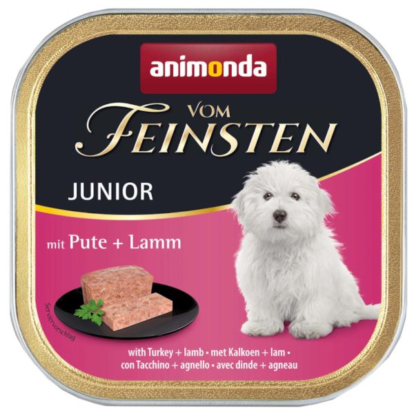 Animonda Vom Feinsten Junior kalkkuna & lammas koiranruoka