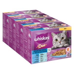 96x85g DUO Ocean Delights in Jelly Whiskas-kissanruoka