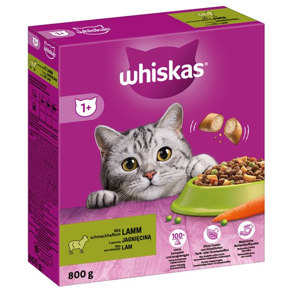 800g 1+ Lamb Whiskas Kissanruoka
