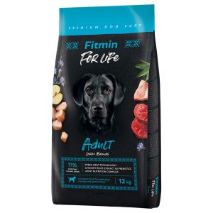 12kg Dog for Life Adult Large Breed Fitmin koiranruoka